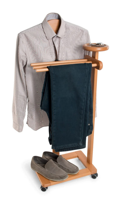 Arredamenti Italia valet stand for bedroom ANTIMO, wood - color: cherry wood AR-It The Heart of Wood