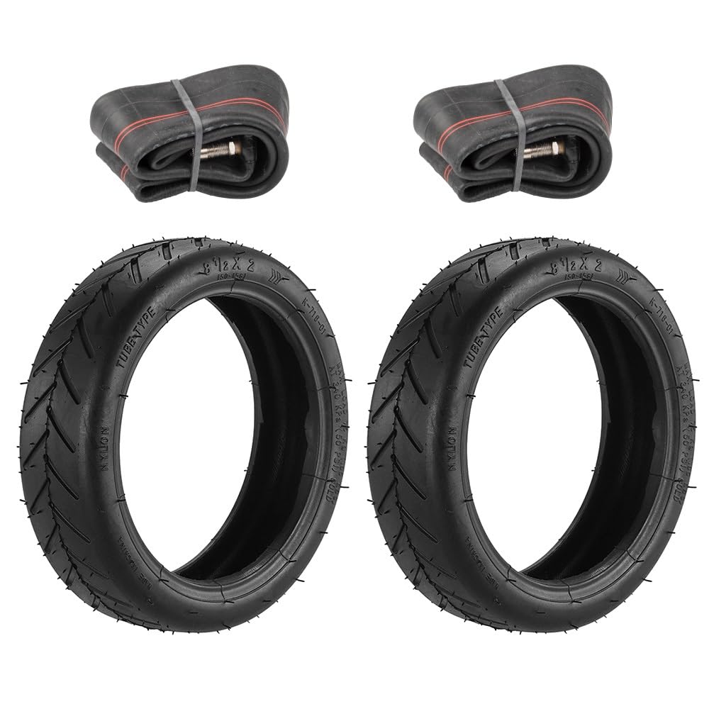 2x 8.5 inch tires for E-Scooter 8.5x2.0 inches including 2x tubes with car air valves