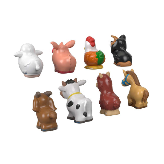 Fisher-Price GFL21 - Little People Farm Set, 8 cute animal figures for the farm, toy gift for kids aged 1 year and up.
