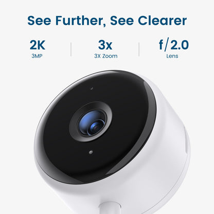 Litokam surveillance camera 2 pack, baby monitor with camera featuring motion detection, night vision, two-way audio, indoor camera surveillance for dogs, pet camera compatible with Alexa app.
