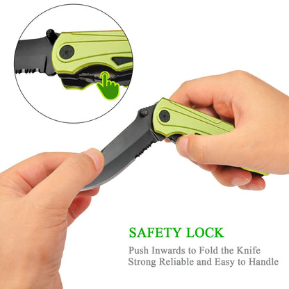 RoverTac Pocket Knife Multitool - Gift for Men and Dad, Christmas Gifts, Folding Knife with Pliers, Bottle Opener, Can Opener, and 9-in-1 Screwdriver, Tactical Survival Knife