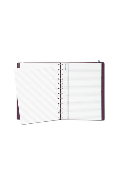Filofax Modern Notebook, refillable, A4, Plum, 179525