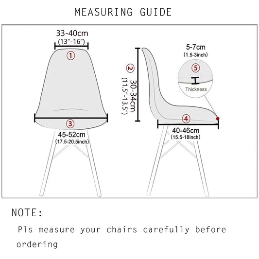 JUNZHE Shell Chair Covers, 4Pcs Stretch High Back Chair Covers, Removable Washable Chairs Protection, Decoration Chair Cover for Home, Kitchen, Dining Room, Party, Banquet, Wedding, Club (Coffee Color)