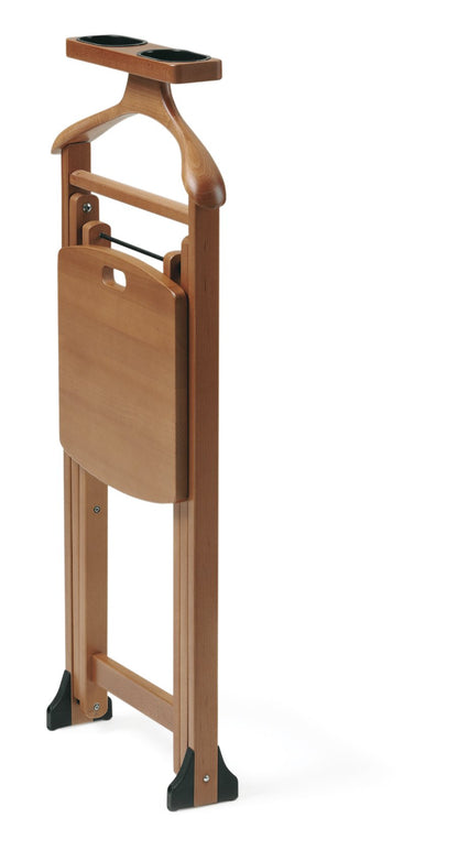 Arredamenti Italia 2007 DUKA coat rack with chair for bedroom, made of wood - Lockable - Cherry wood finish Ar-It the heart of wood.
