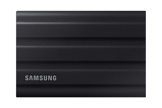 Samsung Portable SSD T7 Shield, 2 TB, USB 3.2 Gen.2, 1,050 MB/s read, 1,000 MB/s write, Robust external hard drive outdoor for Mac, PC, and smartphone, Black, MU-PE2T0S/EU