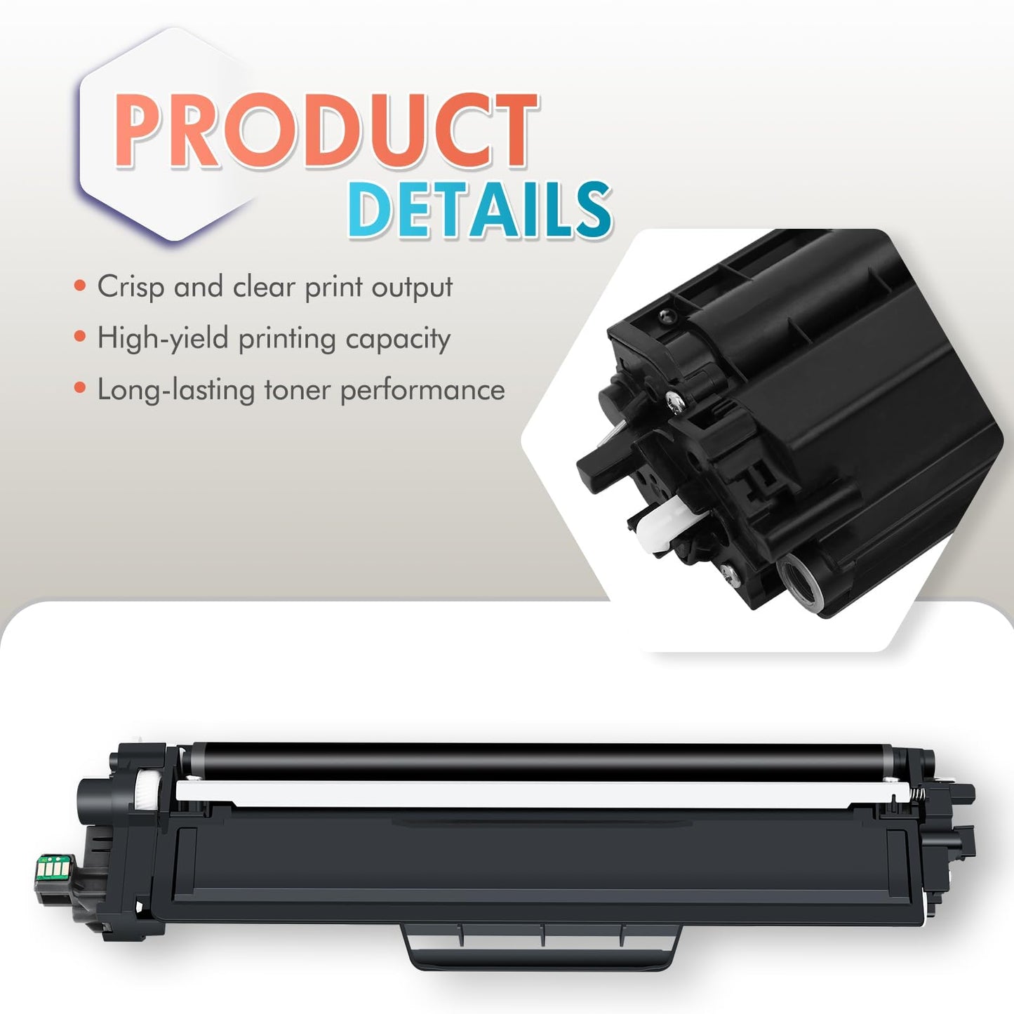 TN-243CMYK MFC L3750CDW TN247 Toner: 5-pack MFC-L3770CDW Compatible for Brother DCP-L3550CDW MFC-L3750CDW TN243CMYK TN 243CMYK HL-L3210CW DCP-L3510CDW HL-L3230CDW MFC-L3710CW TN-243 TN-243BK TN243