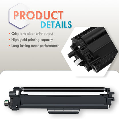 TN-243CMYK MFC L3750CDW TN247 Toner: 5-pack MFC-L3770CDW Compatible for Brother DCP-L3550CDW MFC-L3750CDW TN243CMYK TN 243CMYK HL-L3210CW DCP-L3510CDW HL-L3230CDW MFC-L3710CW TN-243 TN-243BK TN243