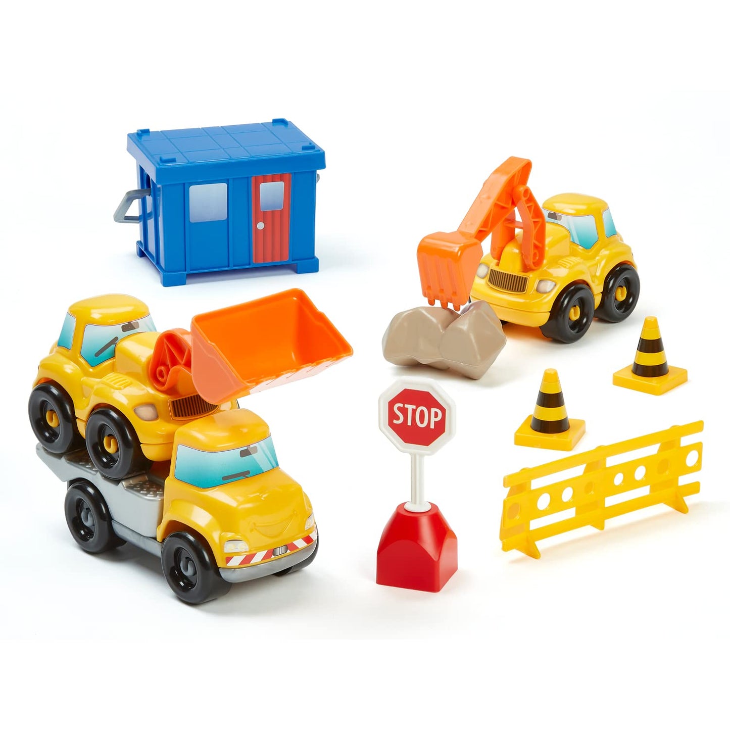 Ecoiffier Toy - 2999 - Construction + Crane - Abrick - Construction toy for kids - Ages 36 months and up - Origin France guaranteed