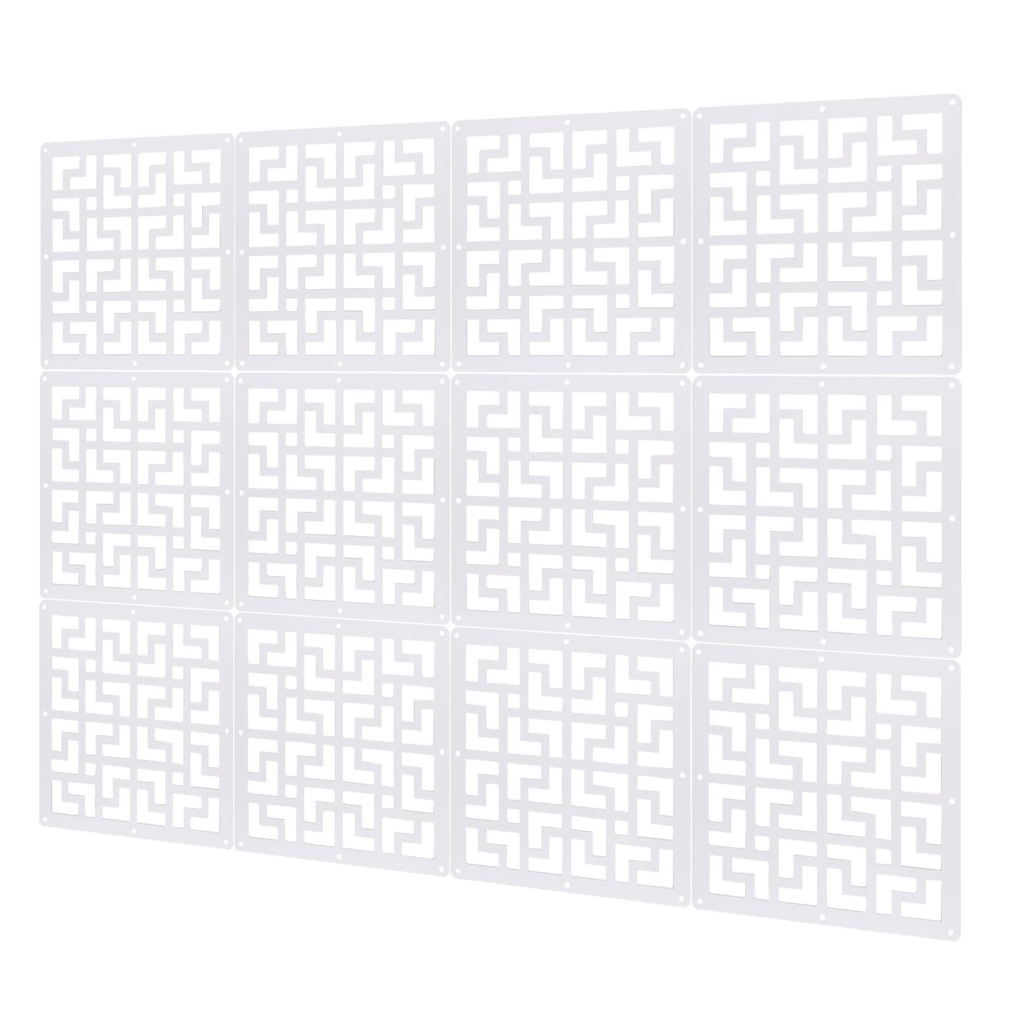 YHANEC Hanging Room Divider 12 Piece DIY Hanging Room Divider for privacy, decorating living, dining, and work spaces, hotels, and bars.