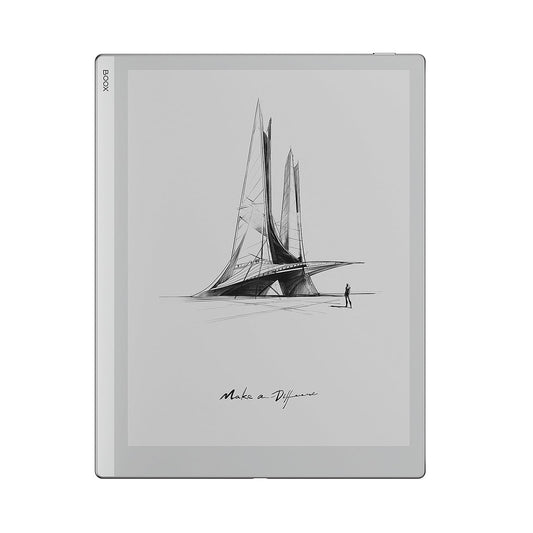 BOOX Go 10.3 ePaper Tablet 10.3" Monochrome 300 ppi 64GB Android 12 E-Ink HD WiFi BT