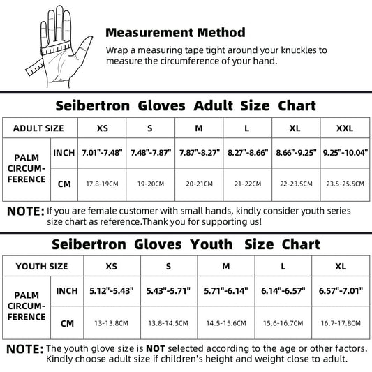 Seibertron Dirtclaw Unisex BMX MX ATV MTB Road Racing Mountain Bike Cycling Gloves Cycle Gloves Dirt Bike Gel Padded Non-Slip Half Finger Motorcycle Sports Adult Fluorescent Yellow