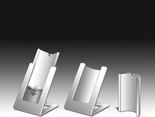 Cantina Arredo floor-standing wine cooler, white, with cooling element, fits one standard 75 cl wine bottle.