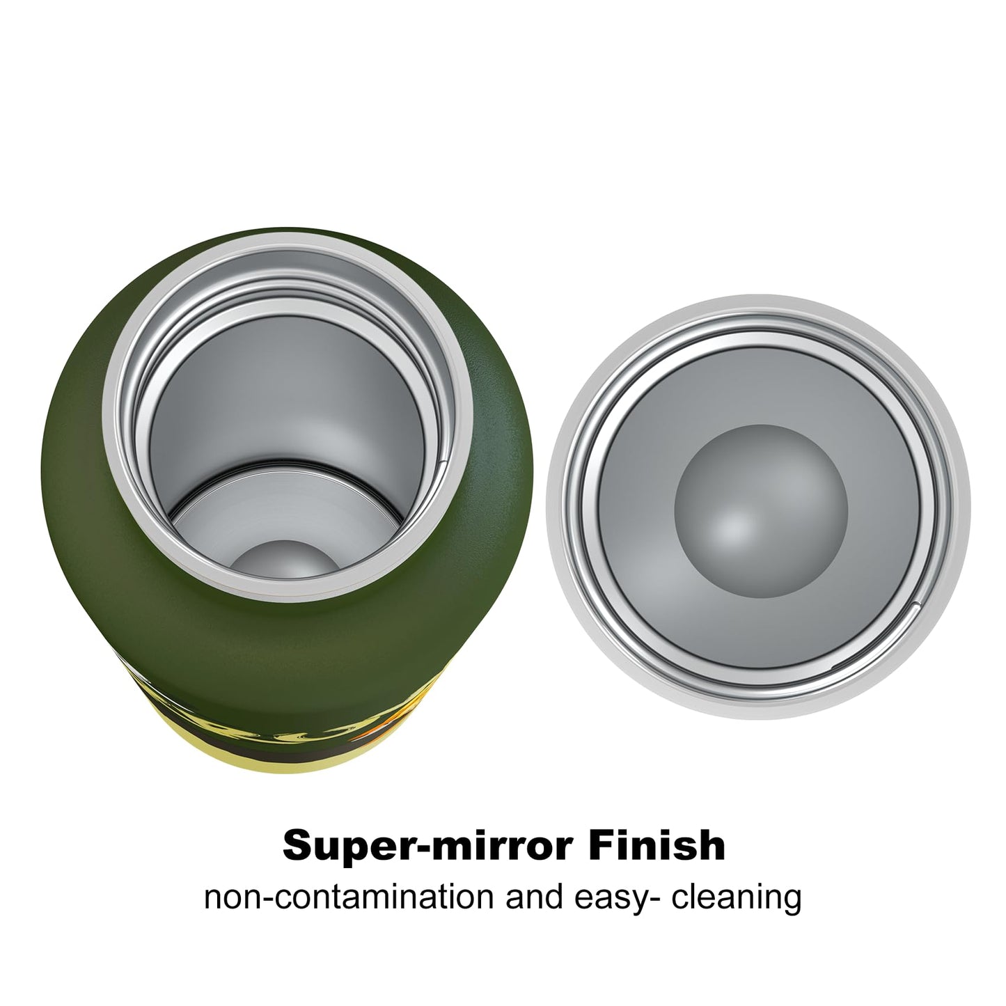 Super Sparrow Stainless Steel Water Bottle - Lightweight Insulated Tumbler - 500ml - Standard Mouth Straw Lid - BPA-Free Thermos, Flask for Sports, Travel, School, Outdoor