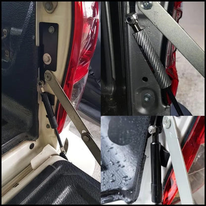 JINGLINGKJ Trunk Struts for Hilux GUN125 GUN126 Revo Pickup 2015-2021 Tailgate, Gas Spring, supports two years warranty (regular black)