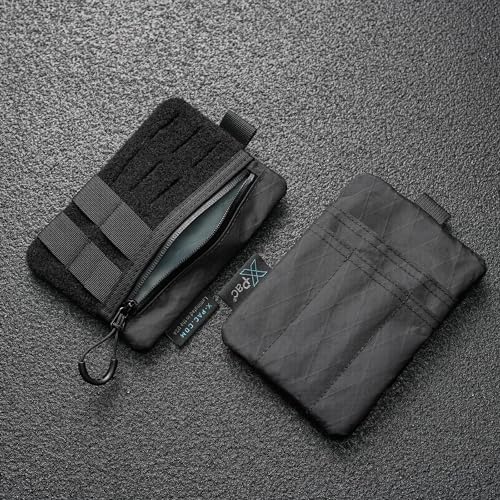 VIPERADE VE27 X-Pac EDC Organizer is a small EDC pocket pouch with 4 pockets, perfect for storing multitool pocket organizer tools. Features a black design with Velcro area.