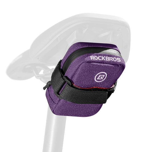 ROCKBROS bike saddle bag Mini Portable Bicycle Saddle Bag Compact Storage Bag Road Bike Mountain Bike Saddle Bag Bike Accessories