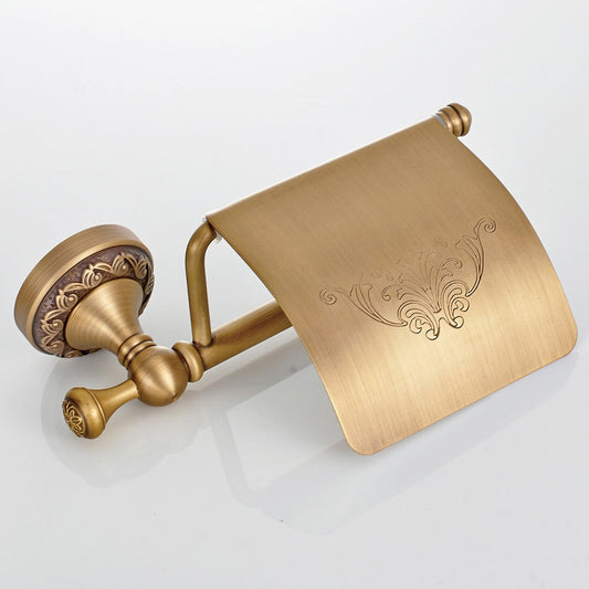 Weare Home Toilet Paper Holder Antique, Retro Bathroom Roll Holder, Vintage Solid Copper Tissue Holder Kitchen Paper Holder