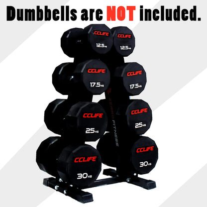 ZERRO Dumbbell Rack Professional Dumbbell Stand Dumbbell Shelf Dumbbell Rack 300kg Capacity