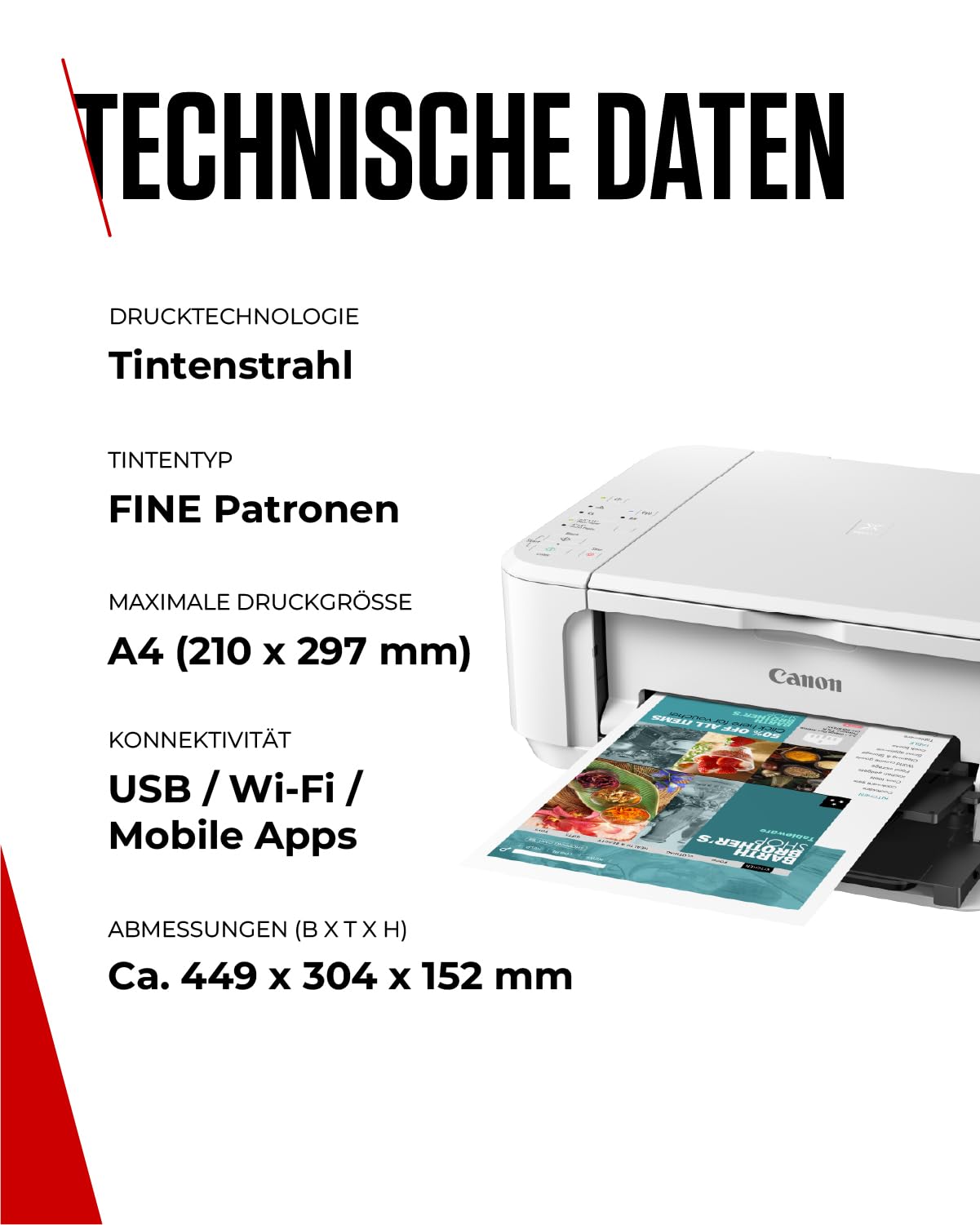 Canon PIXMA MG3650S Series - All-in-One printer, copier & scanner for home use | Wireless smartphone connection | Canon printer for home
