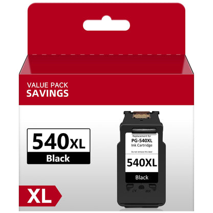Economink PG 540 Black Compatible for Canon 540, 540 XL Printer Ink Cartridges for Pixma TS5150 MG3650s MX475 TS5151 MG3650 MG4250 MG3600 MX535 MG3550 MG3200 MG3150 MX395 Printer (1-Pack)