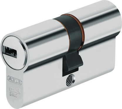 ABUS profile cylinder XP20SN 35/40 including security card & 3 keys, 73728 Nickel.