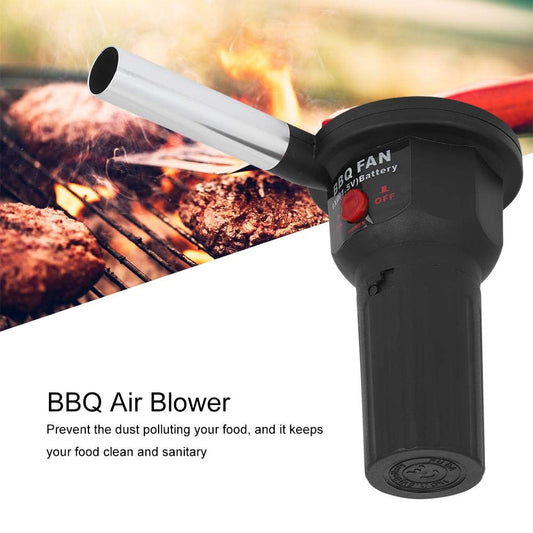 TOPINCN Portable Electric Barbecue Fan 5V Lightweight with Air Blower for Grill Picnic Camping