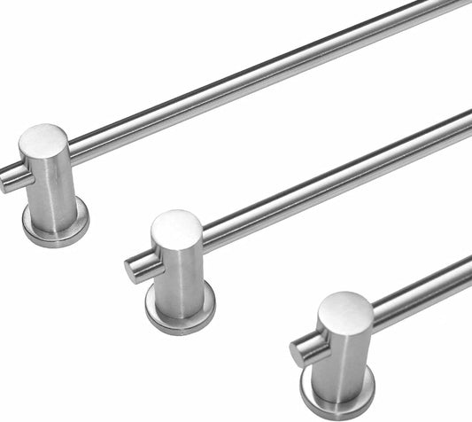 Stainless steel towel holder with magnetic attachment in 7 lengths 40-100cm (50cm)