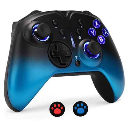 VooFun Switch Controller, Wireless Switch Pro Controller compatible with Switch/OLED/Lite/PC Windows, Bluetooth Gamepad with motion control, dual vibration, turbo, wake-up function.