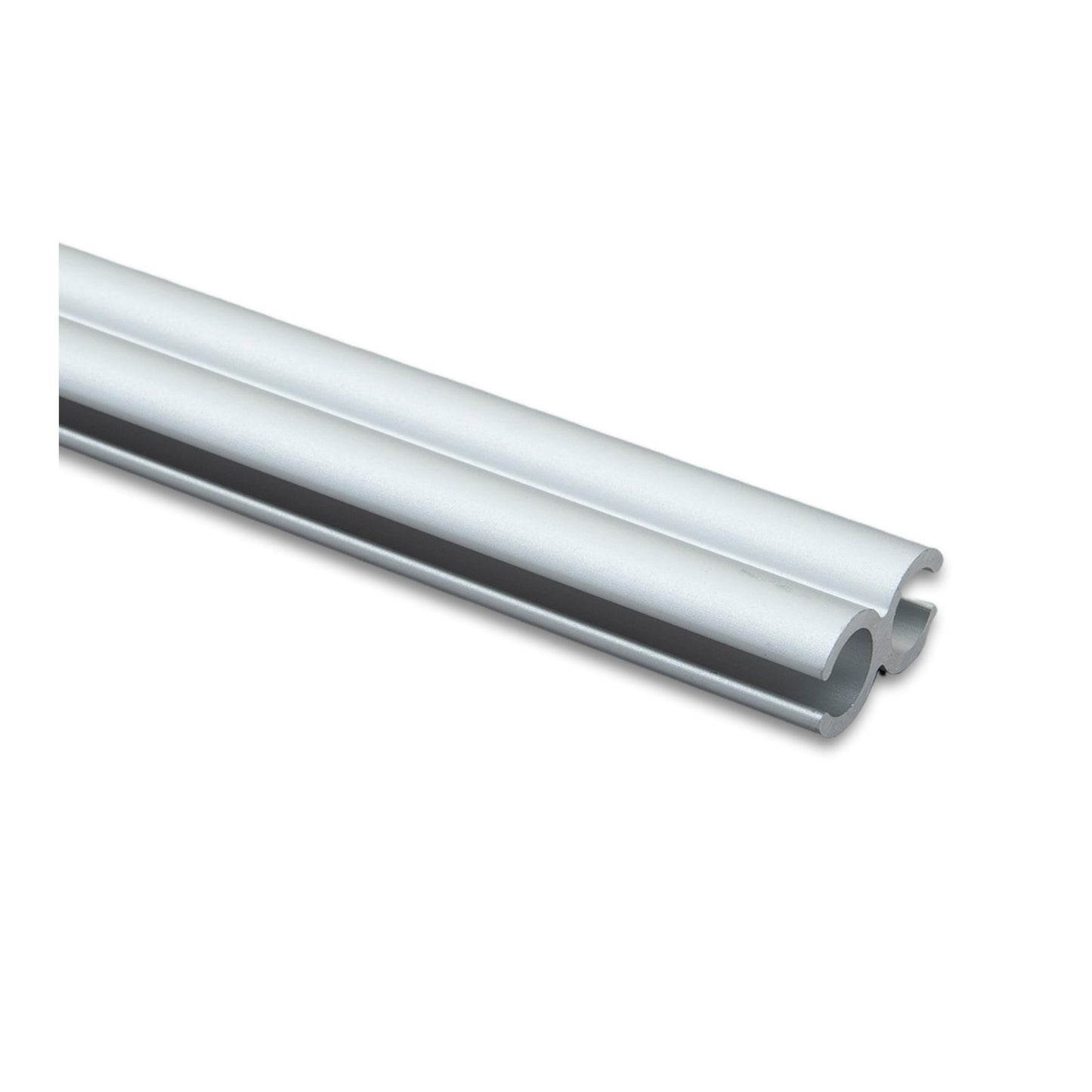Aluminum double keder rail 1 meter keder strip Ø8mm (suitable for 5-7mm keder) - Aluminum profile keder rail for caravan motorhome - Tent awning skirt railawning rail