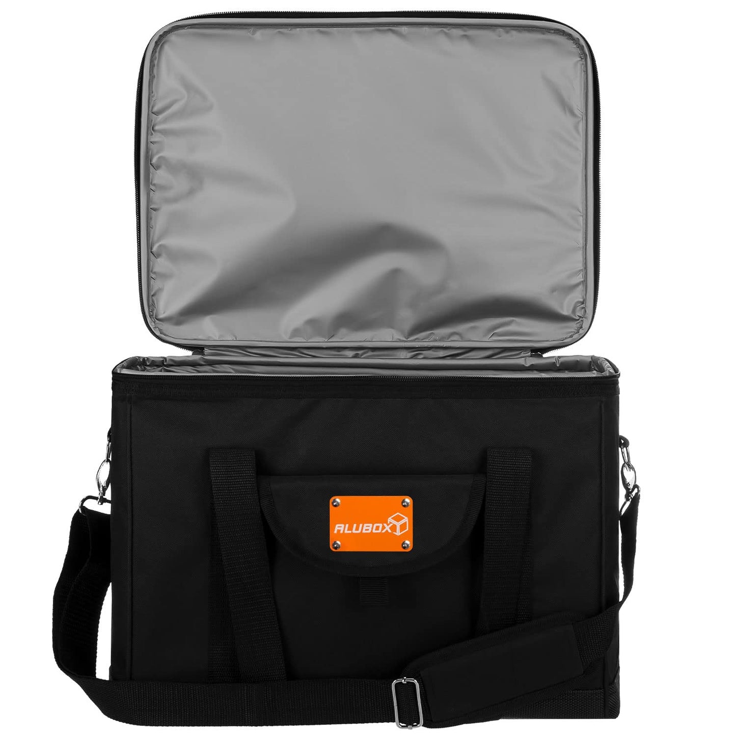 ALUBOX Picnic Cooler XL Black Edition 40 liters Insulated Bag Picnic Bag Polyester black