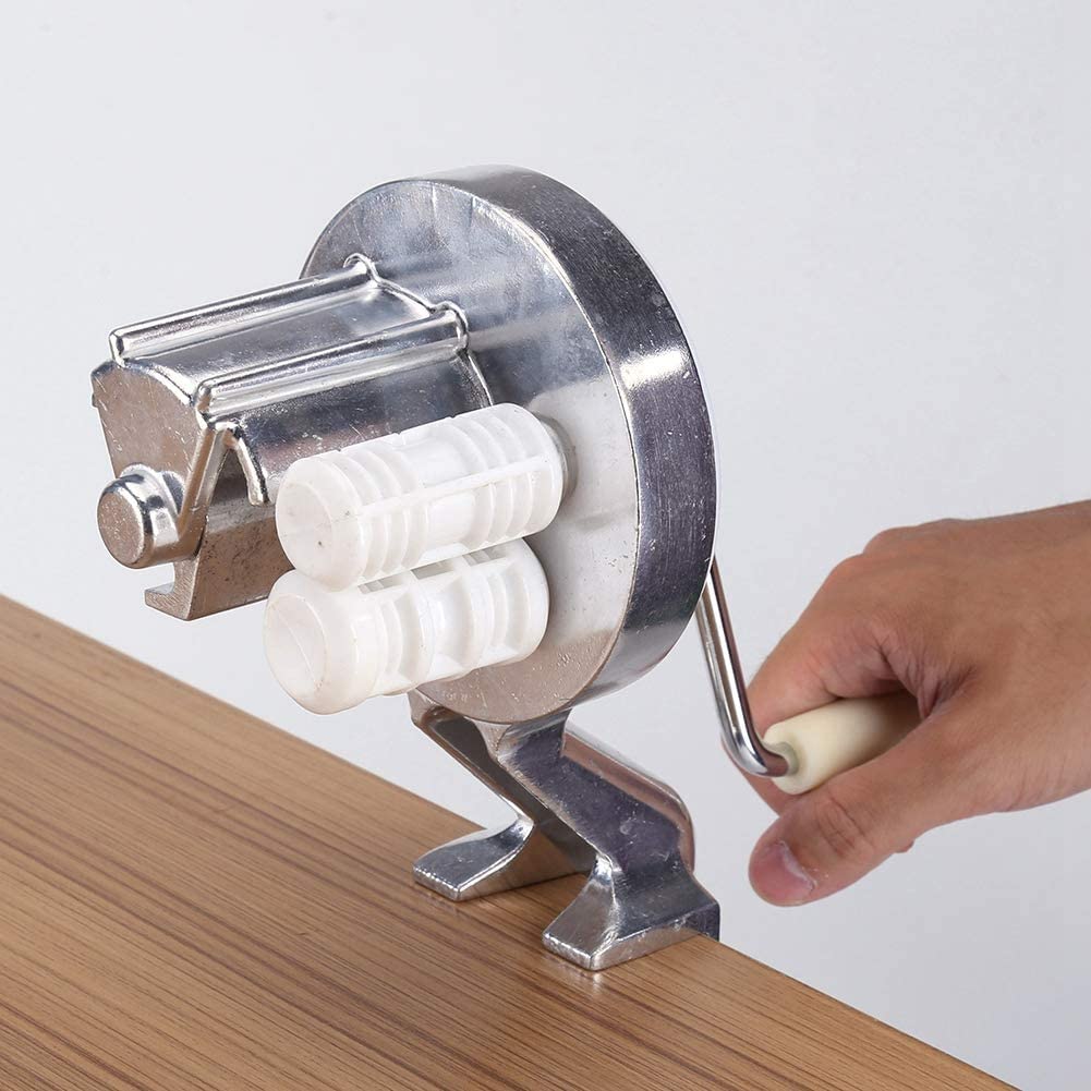 Pasta maker machine aluminum alloy manually operated noodle press machine kitchen food handmade equipment.