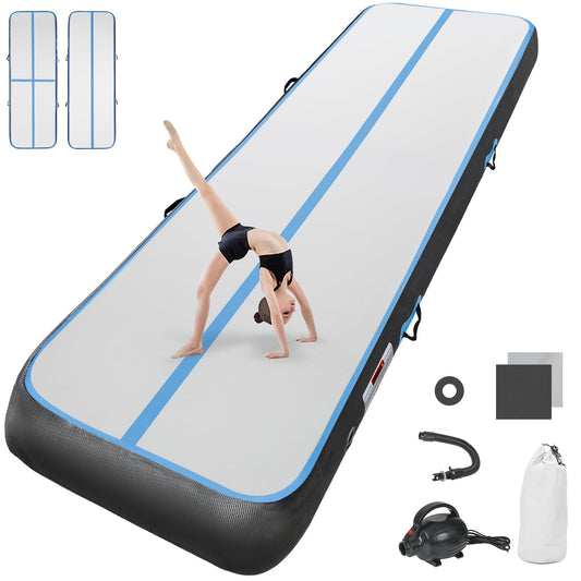 Airtrack mat with electric air pump 10cm high 3M tumbling mats Inflatable gymnastics mat Yoga mat Camping training mat