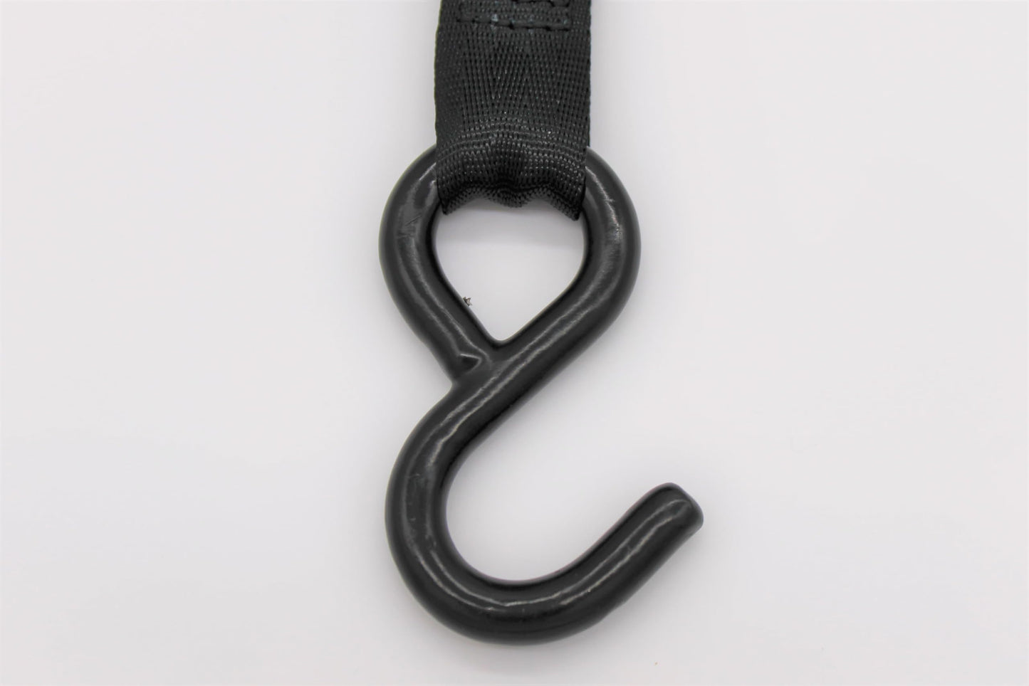 4 pieces automatic ratchet strap tie-down with S-hooks 1.8m x 25mm 300/600 daN