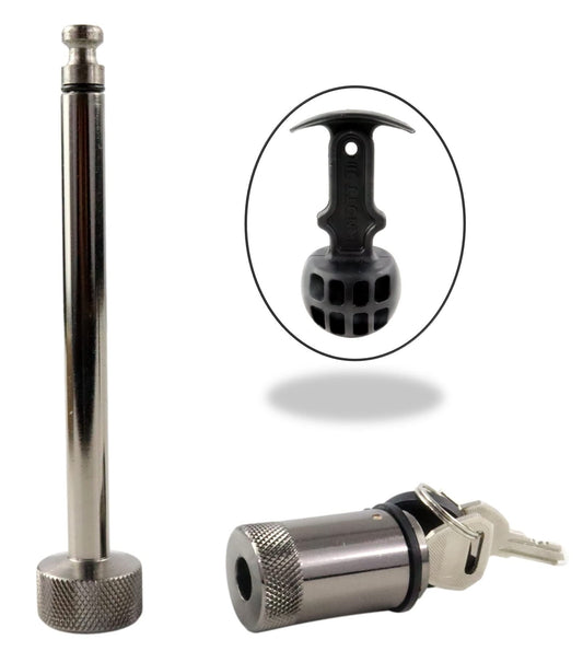 Knott Original Coupling Lock KS 35/25/30 incl. SafetyBall theft protection for anti-sway couplings. Security lock 210174.001 also for WS 3000 from 2003 and iSC Alko.