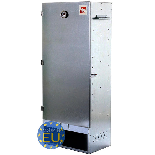 ITA Smokehouse 7003 - Premium XL smoking cabinet with 3 levels 111 cm - Alloy steel - Quality Made In EU Directly from the manufacturer - Smoker for cold smoking & hot smoking - For up to 13kg of meat