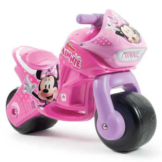 Balance Bike for 1-3 year old kids. Minnie Mouse themed with wide, stable, ergonomic design. Lightweight, portable for indoor/outdoor use. Perfect gift for 1st birthday boys and girls.