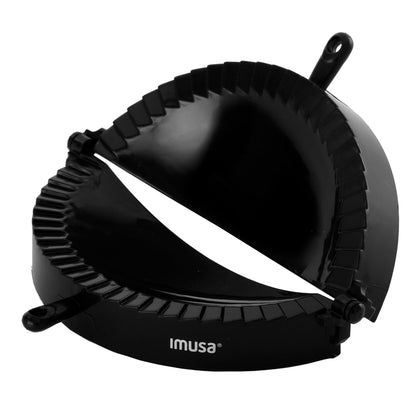 Imusa USA IMU-71006W Jumbo Empanada Press, easy to use, made of plastic, Black.