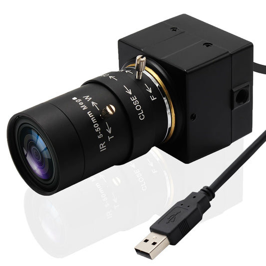 Svpro Webcam 4K UHD USB Camera, 10X Optical Zoom Camera with 5-50mm Varifocal Lens, 3840x2160 Ultra High Definition Cameras for Computer/Laptop/Desktop, USB Camcorder with Sony IMX415 Sensor.