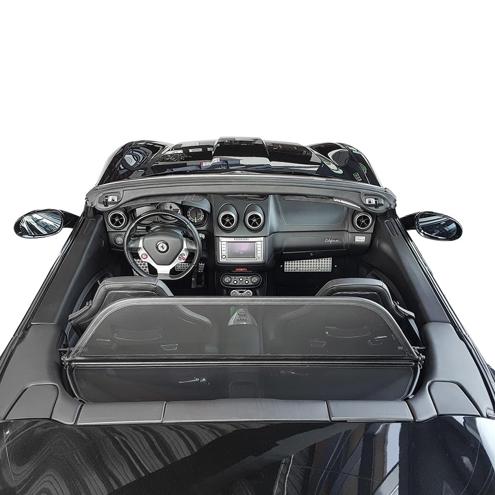 Aperta wind deflector suitable for Ferrari California (2008-2017) 100% precise fit OEM quality black windstop wind deflector.