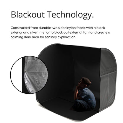 RH Trading 1 x Premium Pop-up Blackout Sensory Den Tent for Autism, ASD & ADHD with Travel Carrying Bag