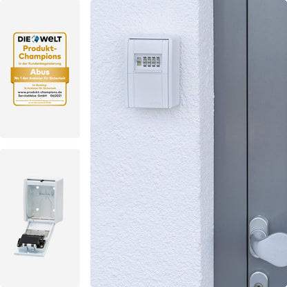 ABUS KeyGarage 787 - Wall-mounted key box - for keys or small valuables - White