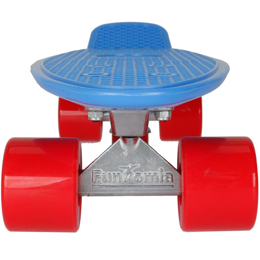 FunTomia 57cm Mini-Board skateboard with or without LED light wheels includes aluminum truck, ABEC-9 bearings, and T-tool (blue)