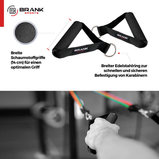 BRANK SPORTS - Resistance Bands for Ultimate Muscle Building - High-Quality Materials - Rubber Band Sports - Strength Training - Fitness Band Free Training Guide