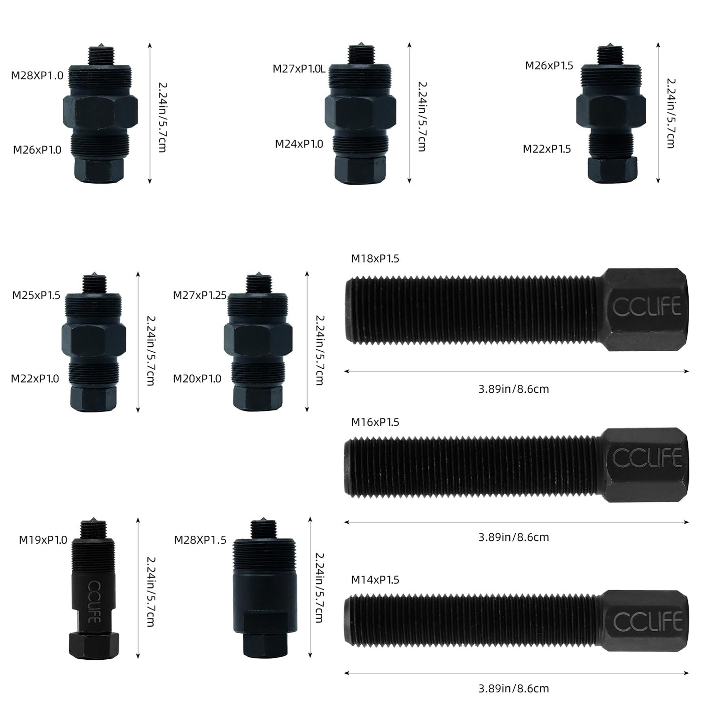 CCLIFE 10 piece flywheel puller set for scooter motorcycle.