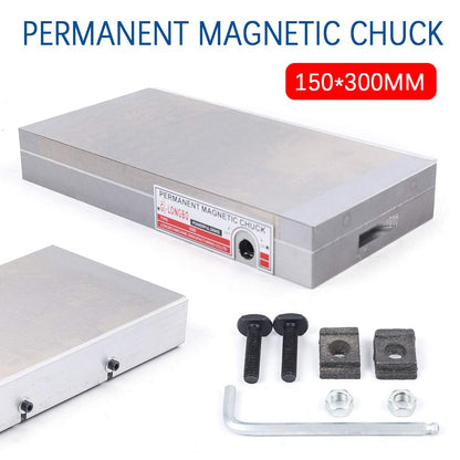 Futchoy 150x300mm magnetic chuck Permanent magnetic chuck Permanent clamping plate Magnetic table Clamping plate Magnetic clamping plate