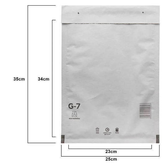 500 air bubble mailers shipping envelopes bubble mailers padded envelopes DIN A4 + C4 size G/7 white (250mm x 350mm) padded self-sealing envelopes padded mailer bags