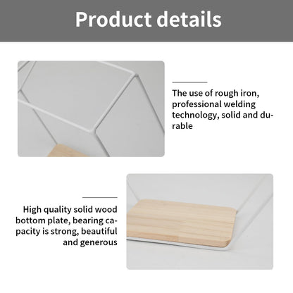 Hexagon wall shelf white metal 3 piece set, shelf wall decor hanging shelf loft wall shelves, wall shelf white for wall decor in living room, bedroom, bathroom, cafe, and hotel.