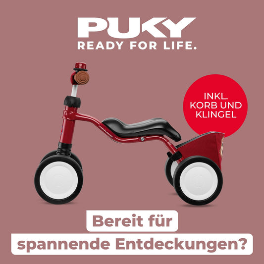PUKY WUTSCH Bundle | Safe balance bike | For toddlers from 1.5 years | Slide vehicle | Pendulum axle | With safety handlebars | Bavaria Edition