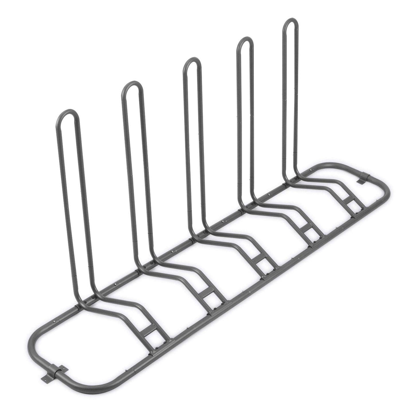 Bike stand floor for 5 bikes - Adjustable dual-use bike rack indoor & outdoor - Dual bike stand for adults & kids - Ideal for mountain bikes & road bikes.