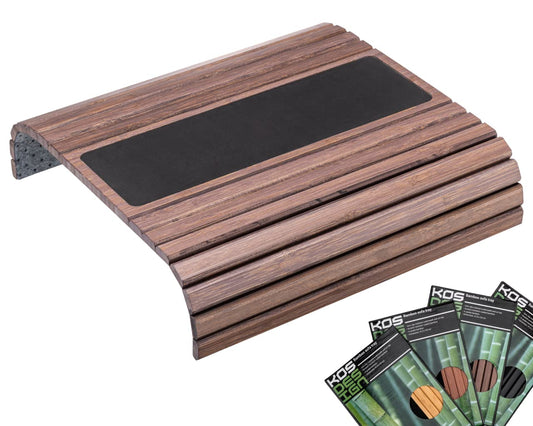 Kos Design sofa tray for couch - Bamboo tray for armrest, Sofa Butler armrest for organization, couch butler, Tray Table for armrests, iridescent color sofa trays with organizer.